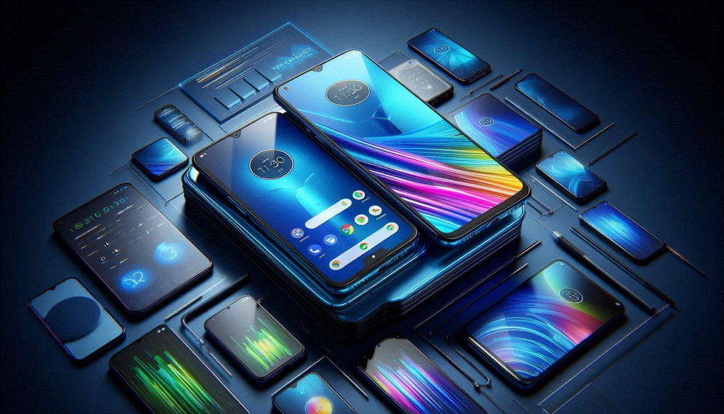 A high-quality image of the latest Motorola smartphones, showcasing sleek design, vibrant screens, and multiple color options. The image highlights key features like the camera, display size, and overall build quality, giving readers a clear view of the products discussed in the article.